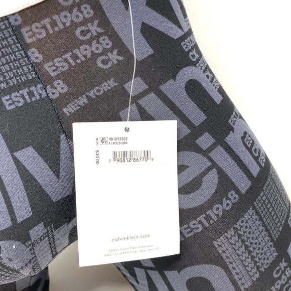 Calvin Klein Men's Underwear Modern Cotton Stretch Boxer Brief Black NB1892002 - Picture 4 of 4